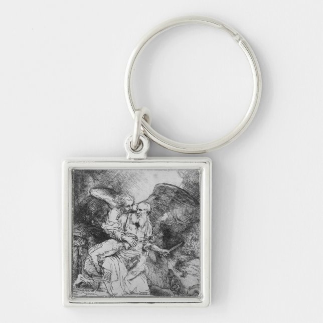 The Sacrifice of Abraham, 1645 Keychain (Front)