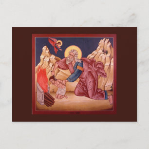 The Sacrifice of Abraham Prayer Card