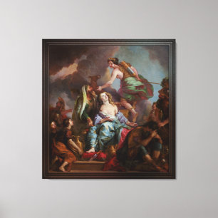 The Sacrifice of Iphigenia by Charles de La Fosse Canvas Print