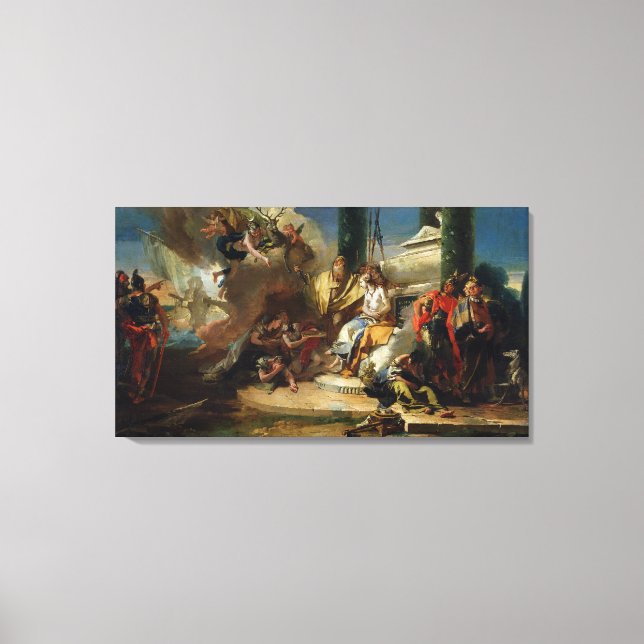 The Sacrifice of Iphigenia Canvas Print (Front)