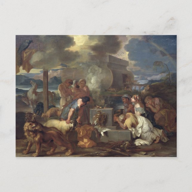 The Sacrifice of Noah, c.1640 Postcard (Front)