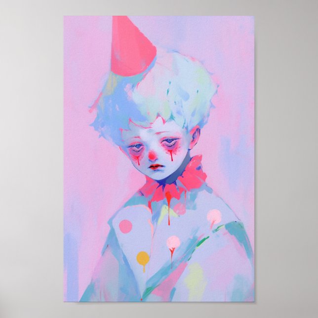 The Sad Young Clown Poster (Front)