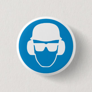 The Safety Man Button Badge