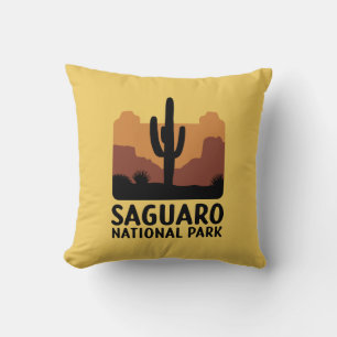 The Saguaro Cactus Throw Pillow