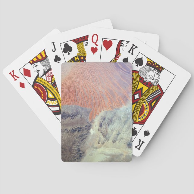 The Sahara Desert In Algeria, North Africa. Playing Cards (Back)