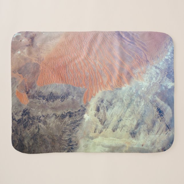 The Sahara Desert In Algeria, North Africa. Sherpa Blanket (Front (Horizontal))