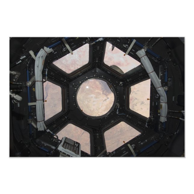 The Sahara Desert visible through the windows Photo Print (Front)