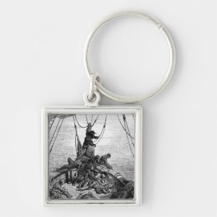 The sailors becalmed and tormented by thirst keychain
