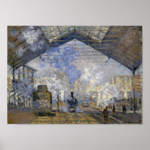 The Saint-Lazare Station, Monet Poster