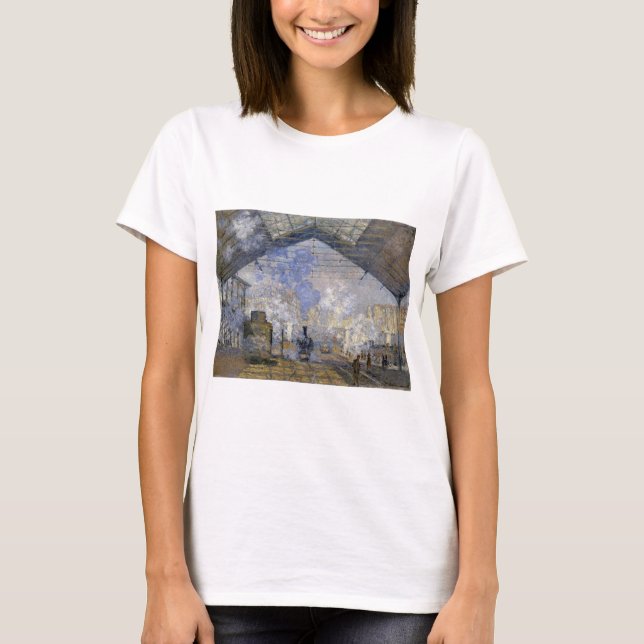 The Saint-Lazare Station, Monet T-Shirt (Front)