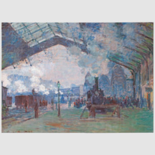 The Saint-Lazare Station, Monet Tissue Paper