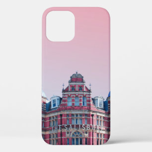 THE SALISBURY BUILDING UNDER PINK SKIES iPhone 12 CASE