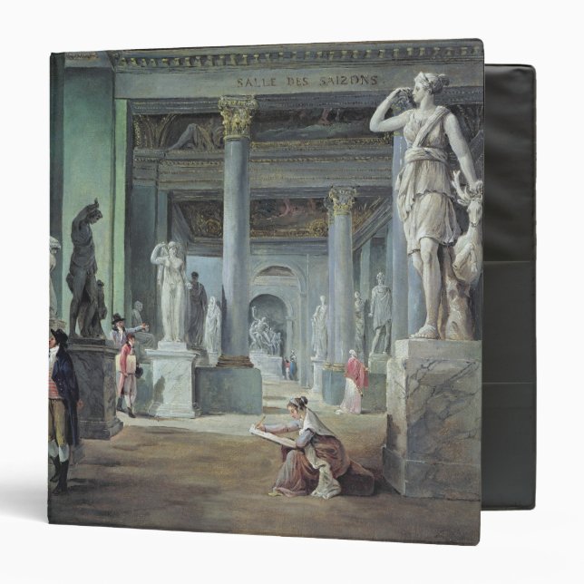 The Salle des Saisons at the Louvre, c. 1802 Binder (Front/Inside)