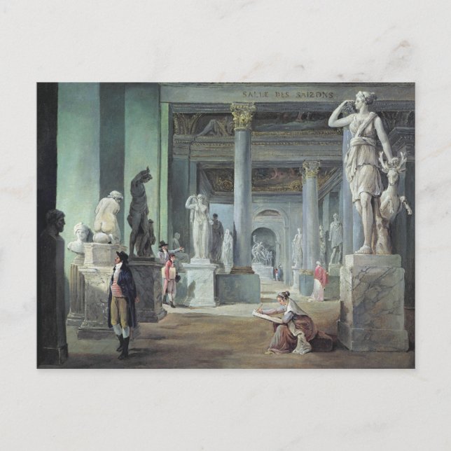 The Salle des Saisons at the Louvre, c. 1802 Postcard (Front)