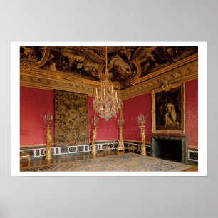 The Salon d'Apollon (Apollo Room) with tapestries Poster