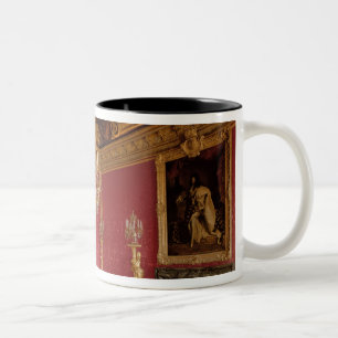 The Salon d'Apollon (Apollo Room) with tapestries Two-Tone Coffee Mug