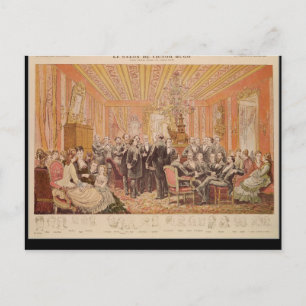 The Salon of Victor Hugo Postcard