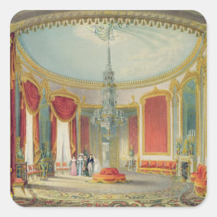 The Saloon in its final phase from Views of the Ro Square Sticker