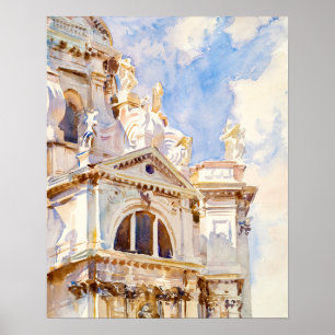 The Salute, Venice by John Singer Poster