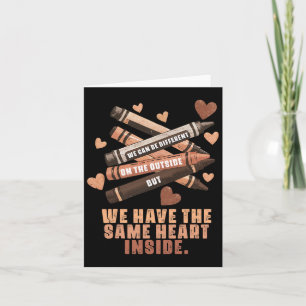 The Same Heart Inside Melanin Black History Month Card