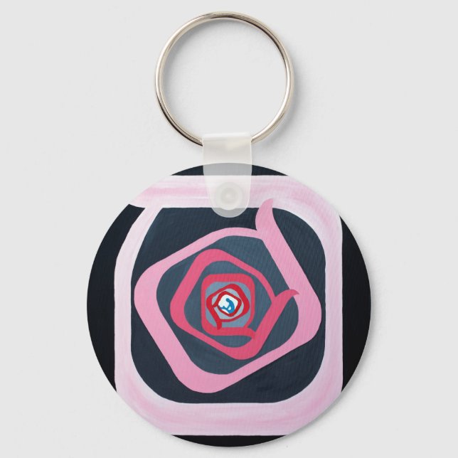 The Samekh Letter - Hebrew alphabet Keychain (Front)