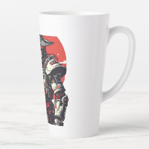 the samurai  latte mug