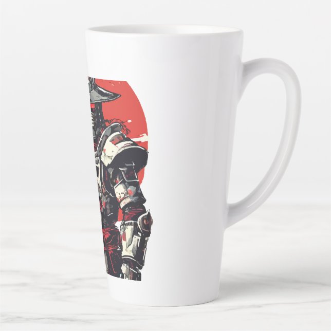 the samurai  latte mug (Right)
