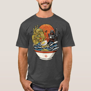 The samurai ramen battle kaiju ramen noodles great T-Shirt