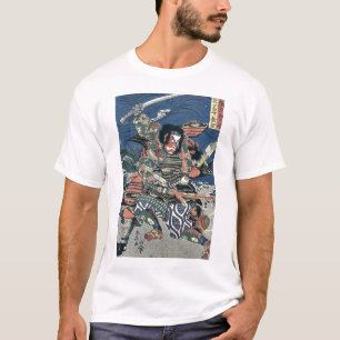 The samurai warriors by Katsukawa,Shuntei T-Shirt