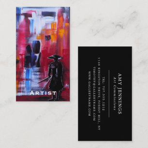 The Samurai's Horizon Painting by Alfred Fox Business Card