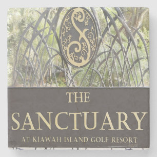 The Sanctuary, Kiawah Island, SC Marble Stone Coas Coaster