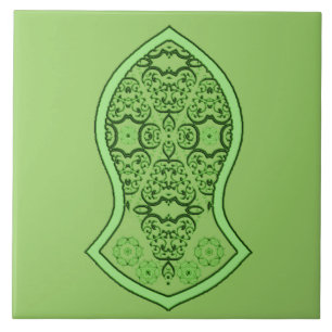 The Sandal Of The Prophet (Green) Tile