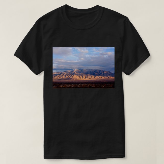 The Sandia Mountains by Albuquerque, NM T-Shirt (Design Front)