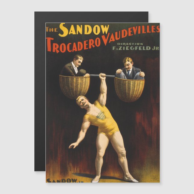 The Sandow Eugen Sandow Vaudeville Weightlifter  (Front/Back)