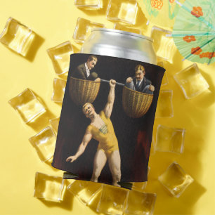 The Sandow Eugen Sandow Vaudeville Weightlifter Can Cooler