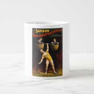 The Sandow Eugen Sandow Vaudeville Weightlifter Large Coffee Mug