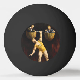 The Sandow Eugen Sandow Vaudeville Weightlifter  Ping Pong Ball