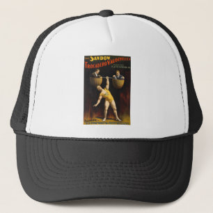 The Sandow Eugen Sandow Vaudeville Weightlifter  Trucker Hat