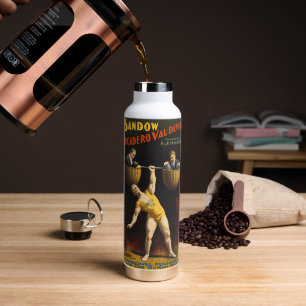 The Sandow Eugen Sandow Vaudeville Weightlifter  Water Bottle