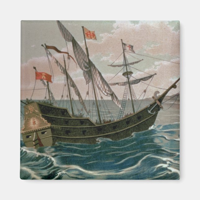 The Santa Maria Approaching the Coast of the New W Magnet (Front)