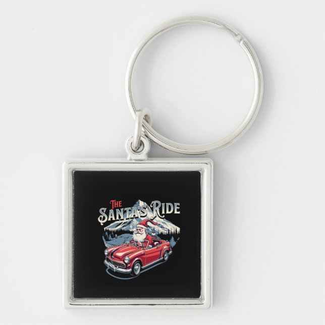 the santa's ride. keychain (Front)