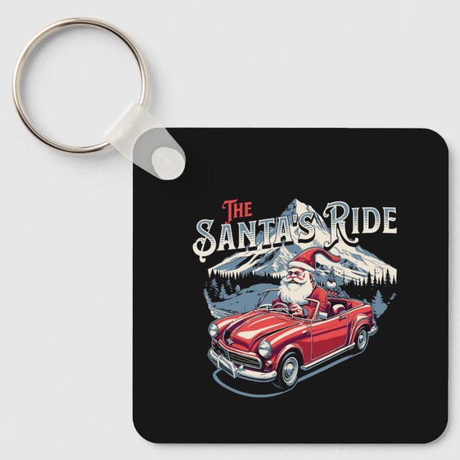 the santa's ride. keychain (Front)