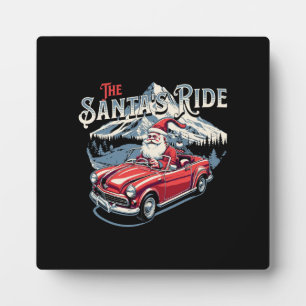 The santa's ride. plaque