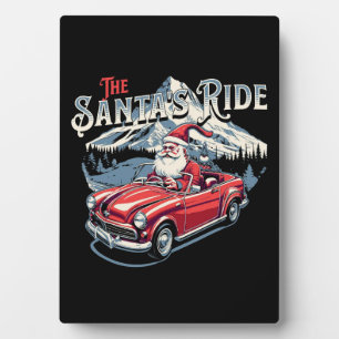 The santa's ride. plaque