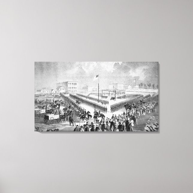 The Santee Sioux Uprising, Mankato, Minnesota, 186 Canvas Print (Front)