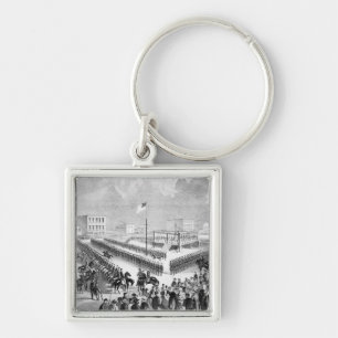 The Santee Sioux Uprising, Mankato, Minnesota, 186 Keychain
