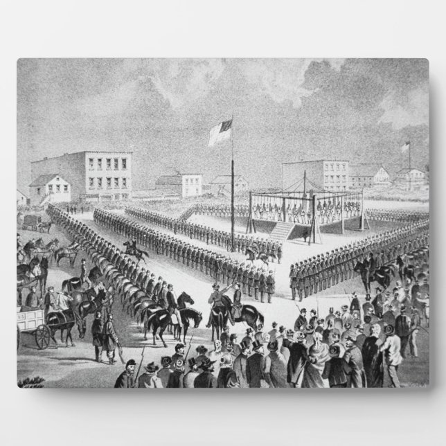 The Santee Sioux Uprising, Mankato, Minnesota, 186 Plaque (Front)