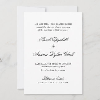 THE SARAH INVITATION 