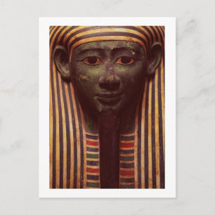 The sarcophagus of Psametik (664-610BC) detail of Postcard