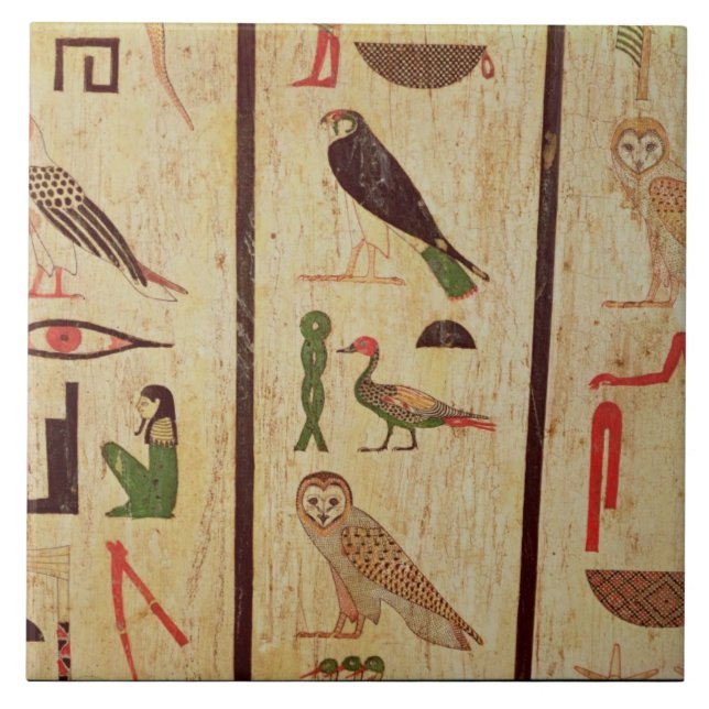 The sarcophagus of Psamtik I (664-610 BC) detail o Tile (Front)